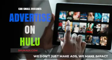 Can Small Businesses Advertise on Hulu? A Comprehensive Guide