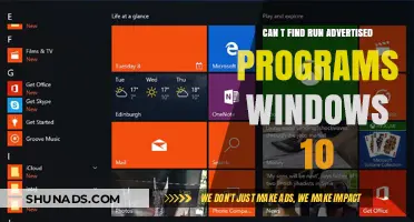 Troubleshooting Windows 10: Locating Missing Advertised Programs Made Easy