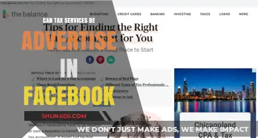 Can Tax Services Be Advertised on Facebook? A Comprehensive Guide