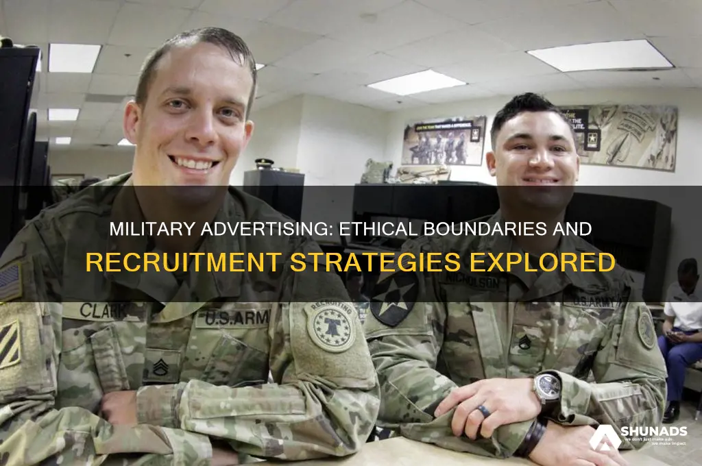 can the military advertise