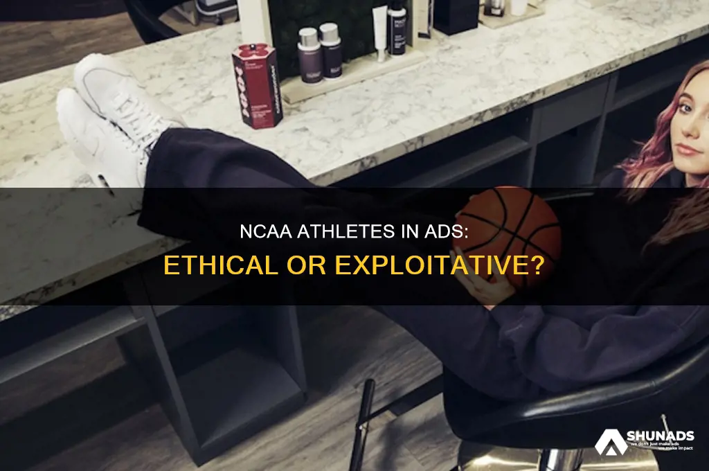 can the ncaa use athletes for an advertisement