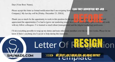Can Employers Advertise Your Job Before Resignation? Legal Insights