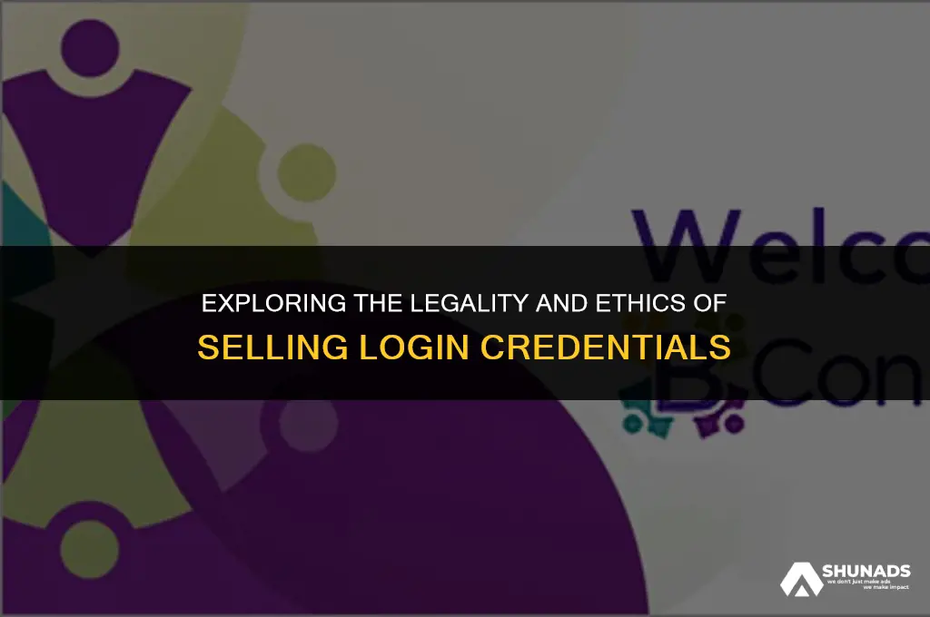 can they sell login