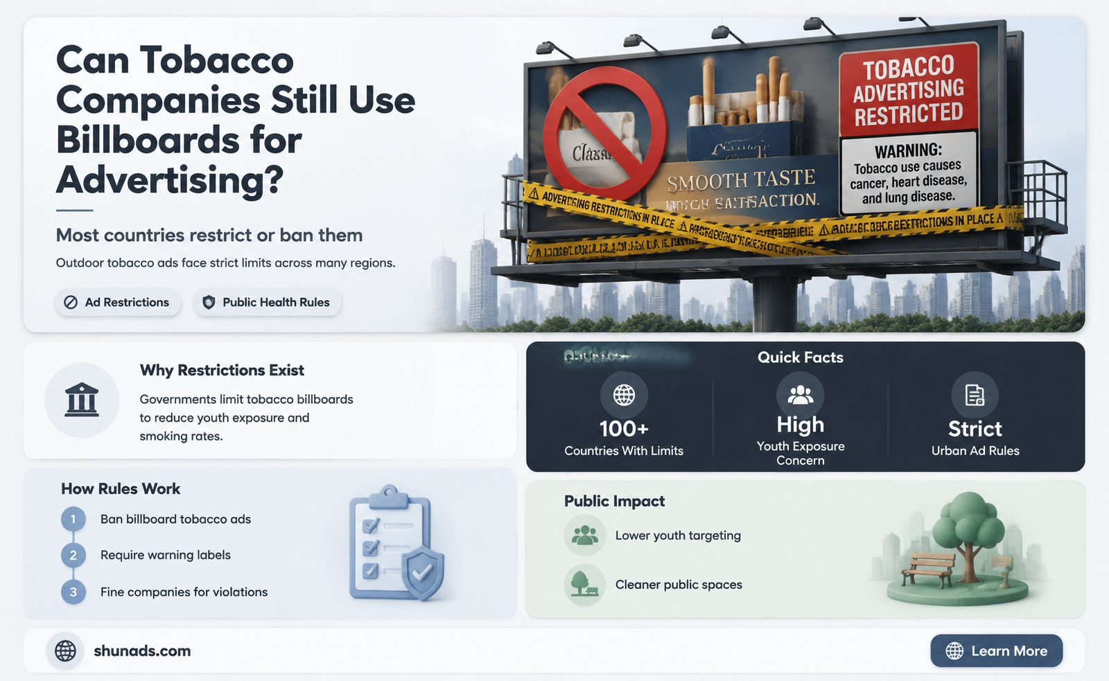 can tabacco companies advertise on billboards