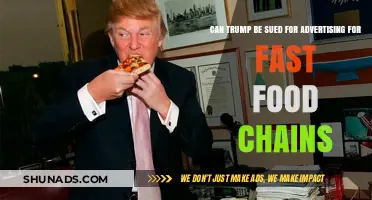 Can Trump Face Lawsuits for Promoting Fast Food Brands?