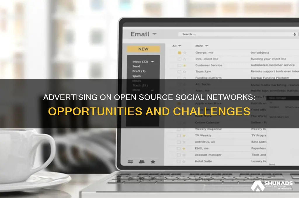 can u advertise on open source social network