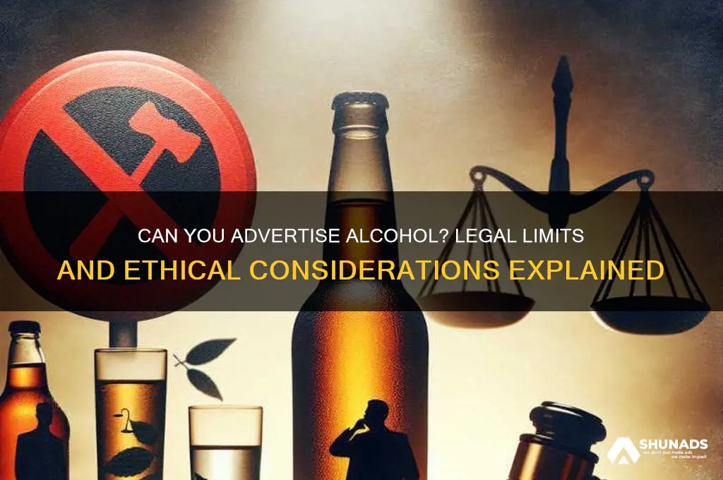 can u do advertising on alcohol
