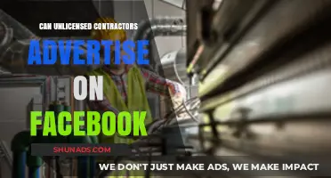 Can Unlicensed Contractors Legally Advertise Services on Facebook?