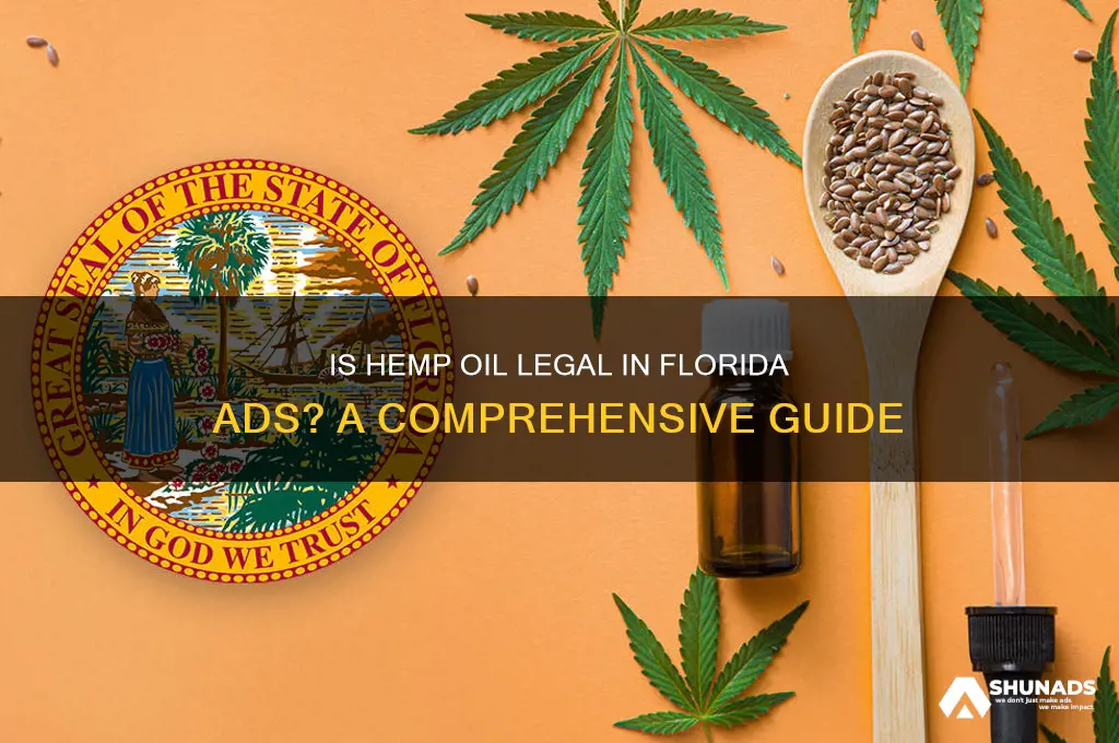 can we use hemp oil in florida in advertisements