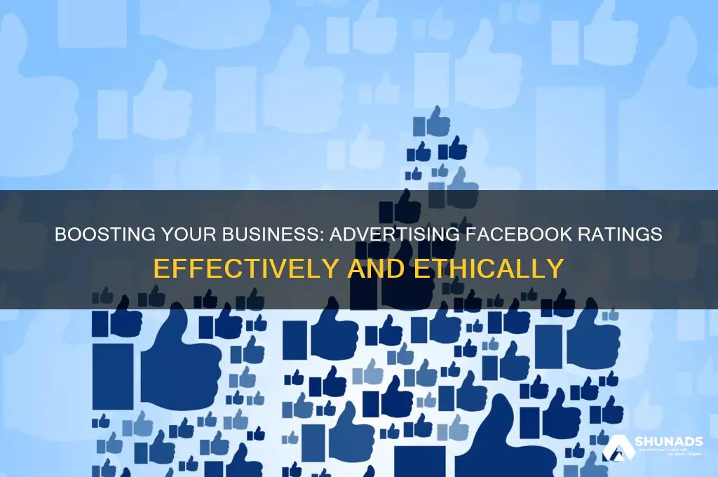 can you advertise a facebook ratings