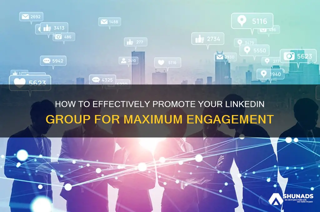 can you advertise a group on linkedin
