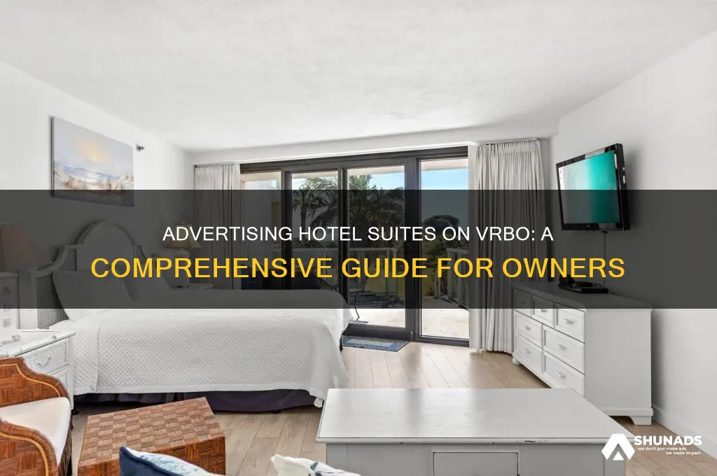 can you advertise a hotel suite on vbro