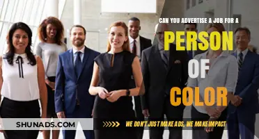 Is It Legal to Advertise Jobs Specifically for People of Color?