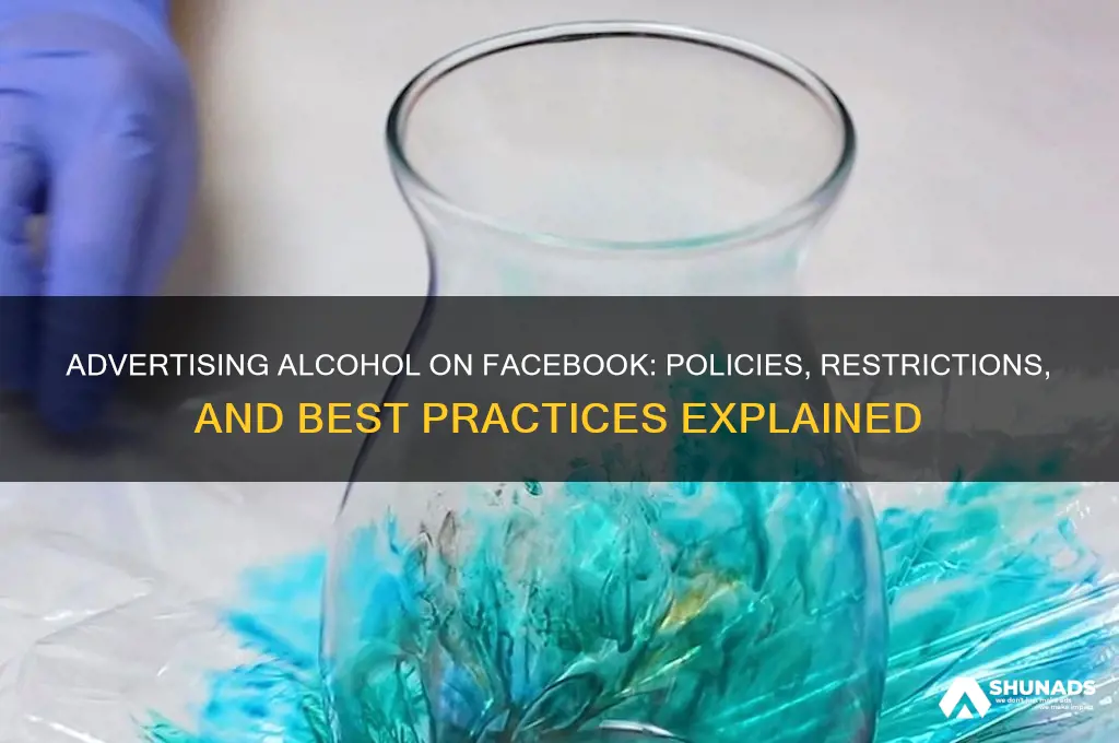 can you advertise alcohol on facebook