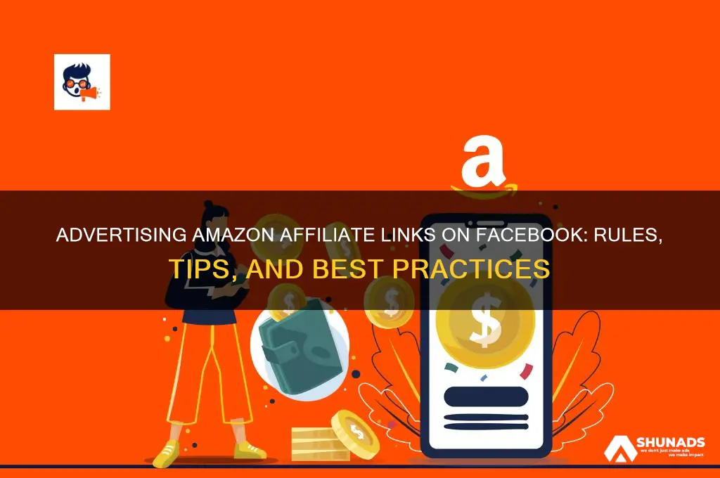 can you advertise amazon affiliate links on facebook