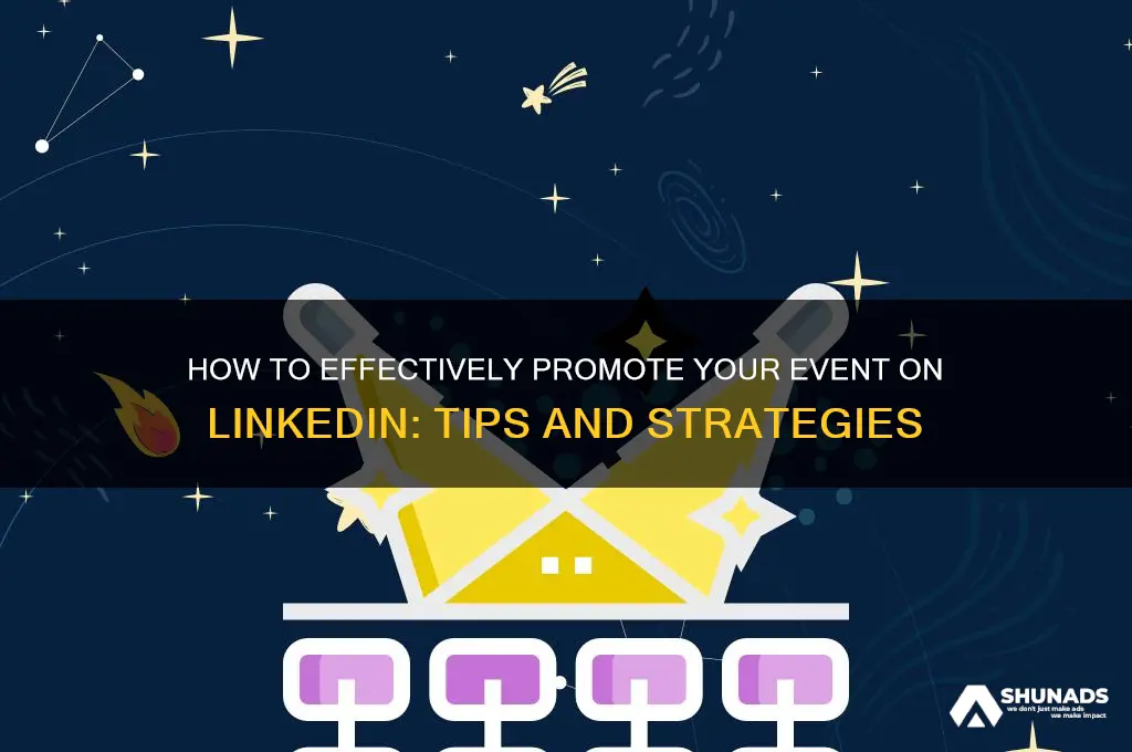 can you advertise an event on linkedin