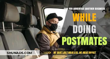 Advertising Other Businesses as a Postmates Driver: Rules and Opportunities