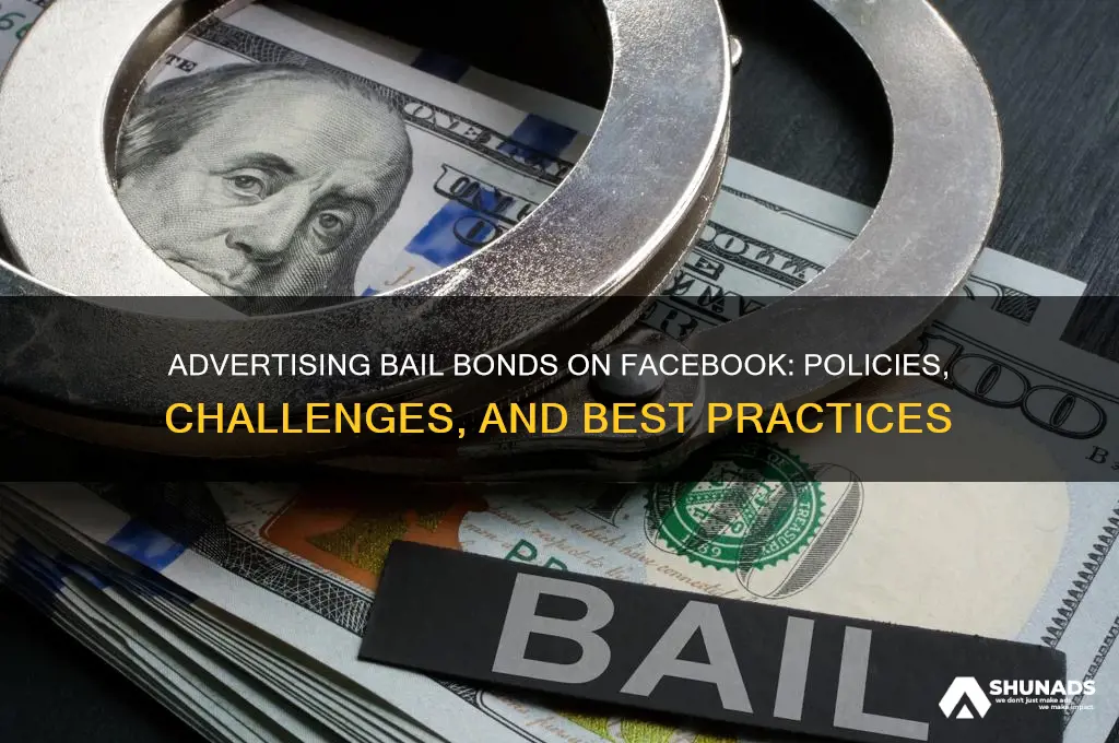 can you advertise bail bonds on facebook