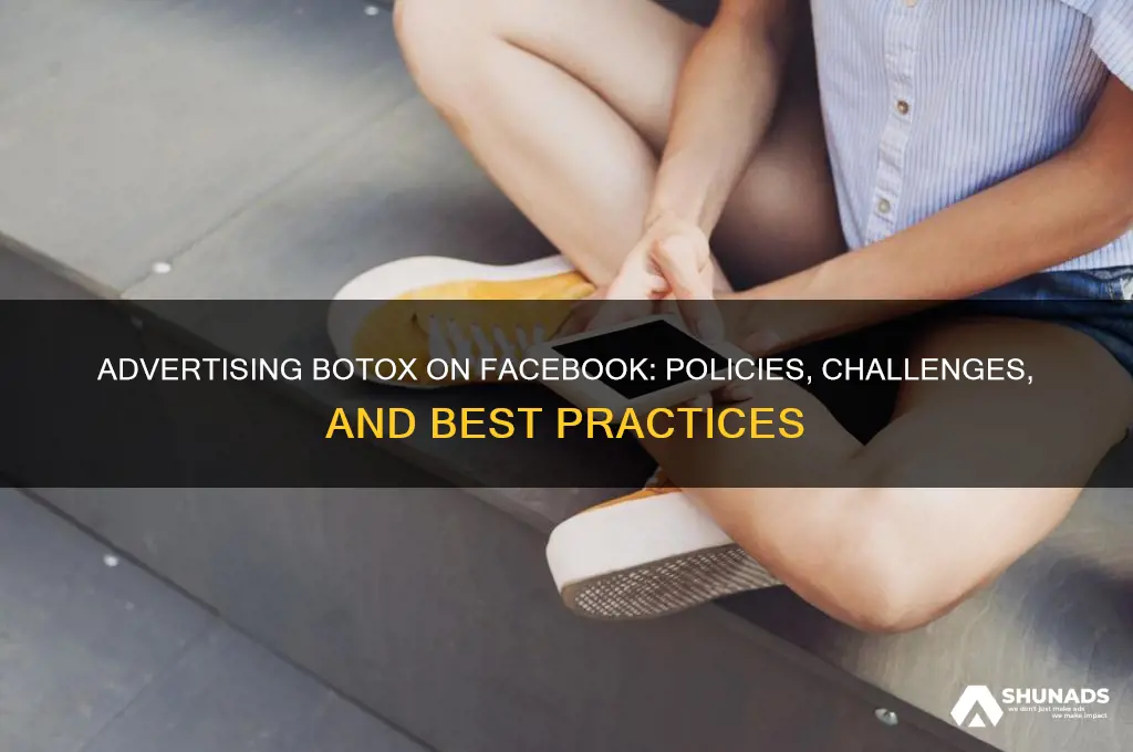 can you advertise botox on facebook