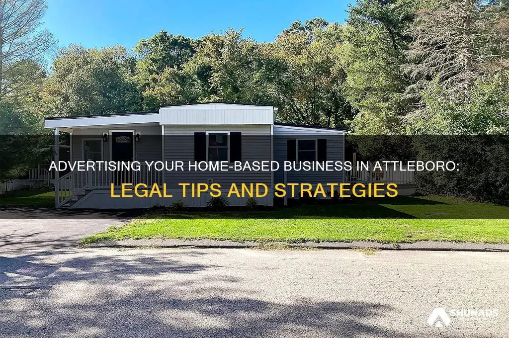 can you advertise business at your house attleboro
