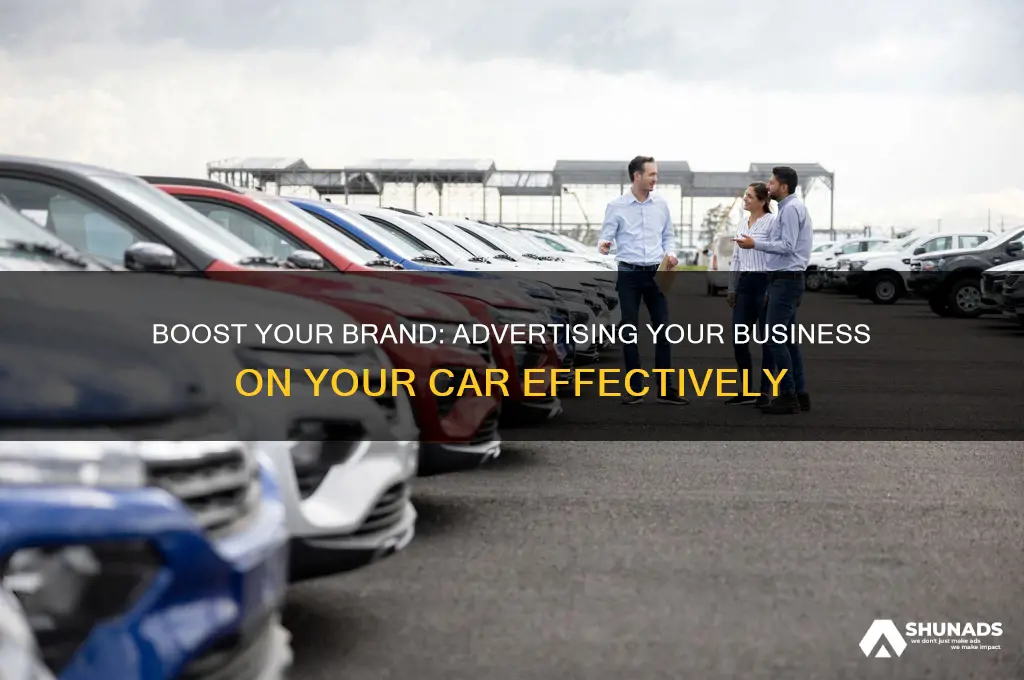 can you advertise business on your car