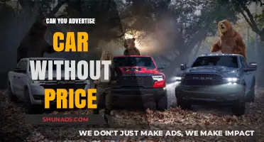 Advertising Cars Without Prices: Strategies, Benefits, and Legal Considerations