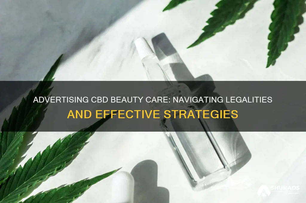 can you advertise cbd beauty care