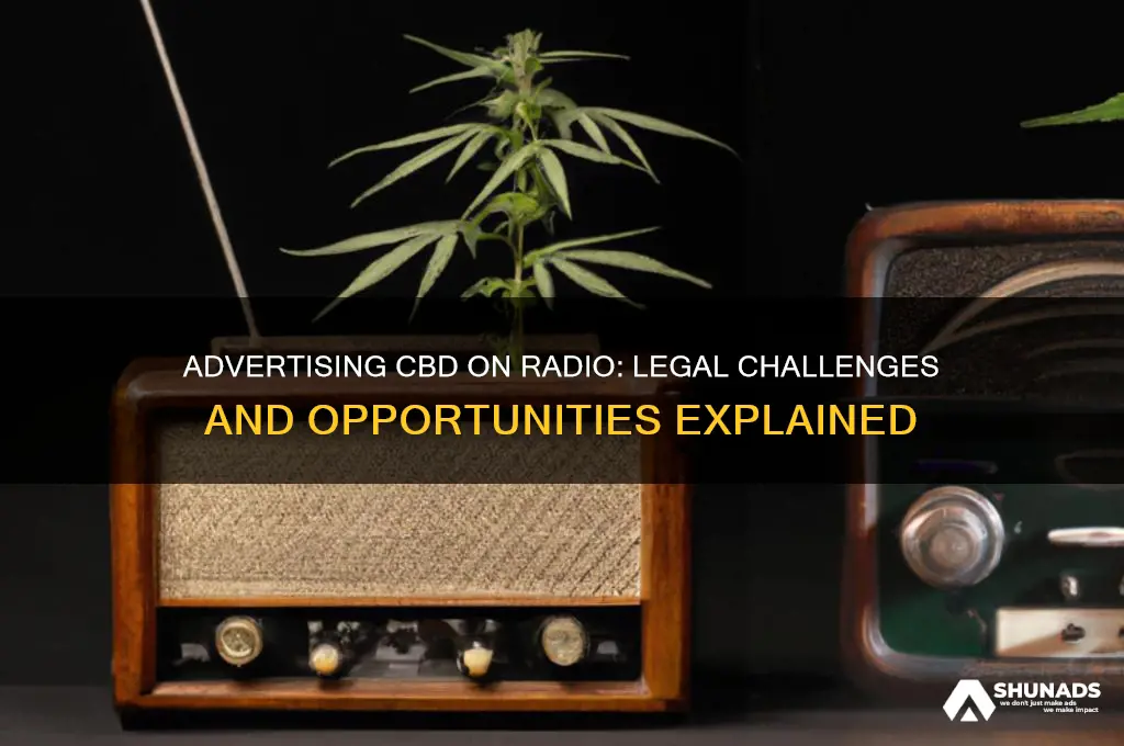 can you advertise cbd on radio