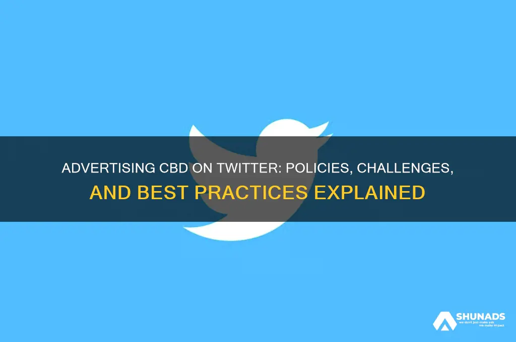can you advertise cbd on twitter