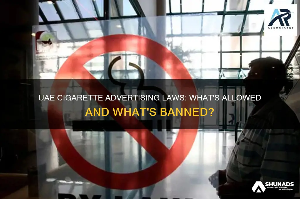 can you advertise cigarettes in the united arab emeriates