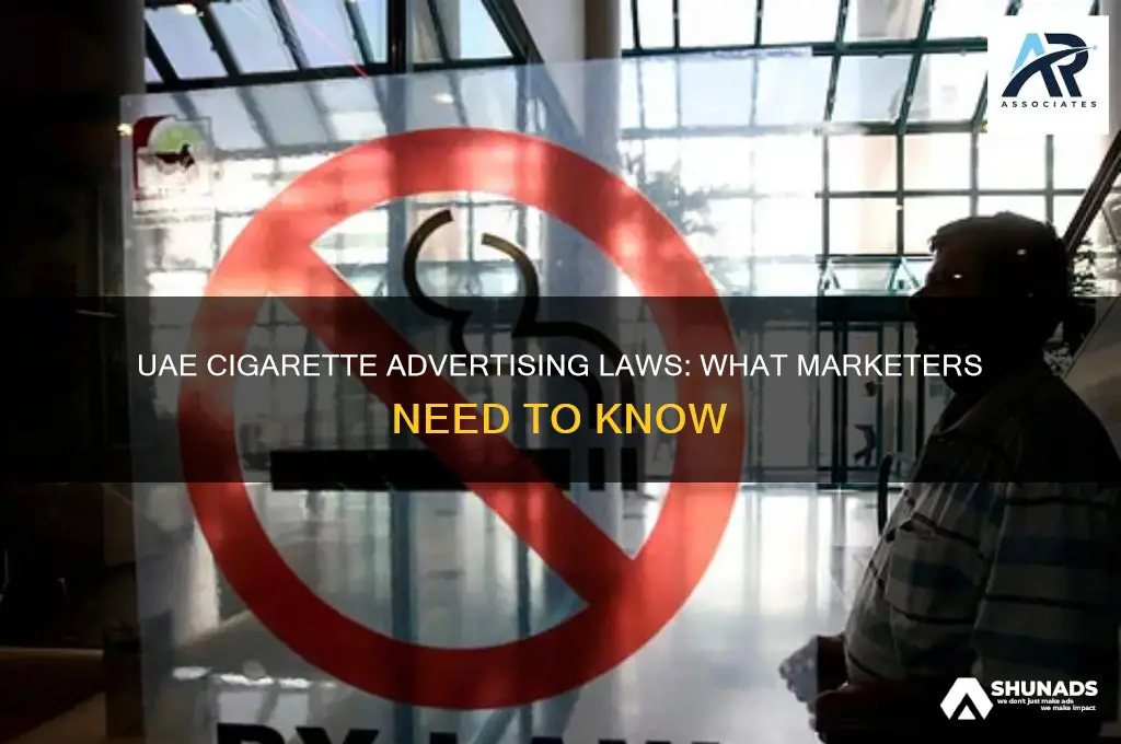 can you advertise cigarettes in the united arab emirates