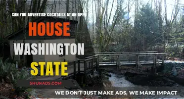 Advertising Cocktails at Washington State Open Houses: Legal or Not?
