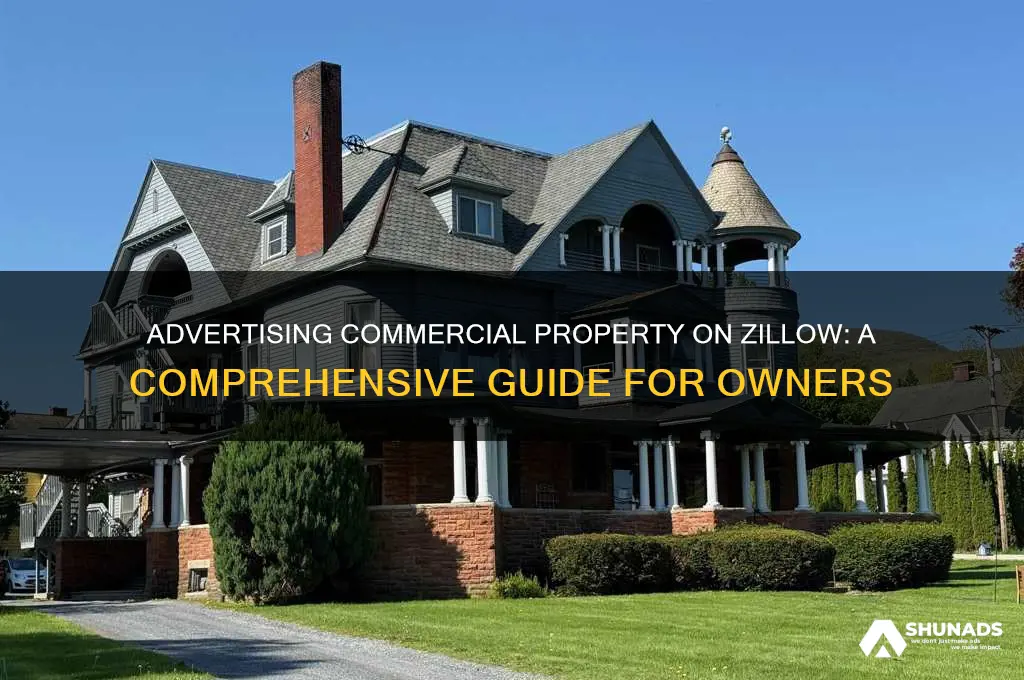 can you advertise commercial property on zillow