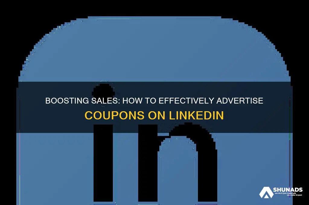 can you advertise coupons on linkedin