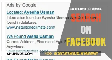 Is Advertising Criminal Search Services on Facebook Legal or Risky?