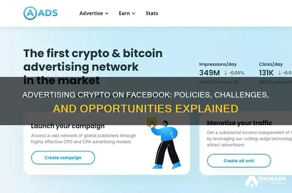 can you advertise crypto on facebook