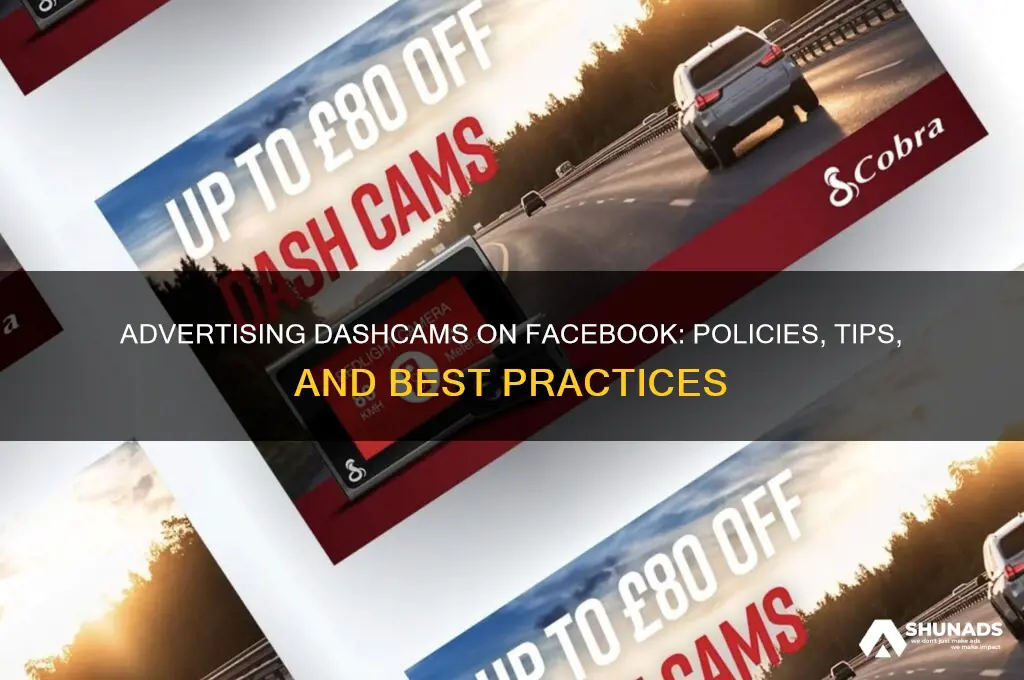 can you advertise dashcam on facebook