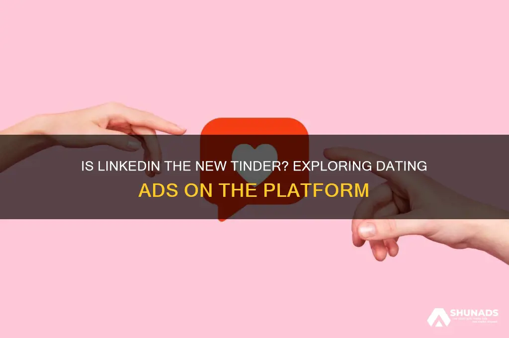 can you advertise datign on linkedin