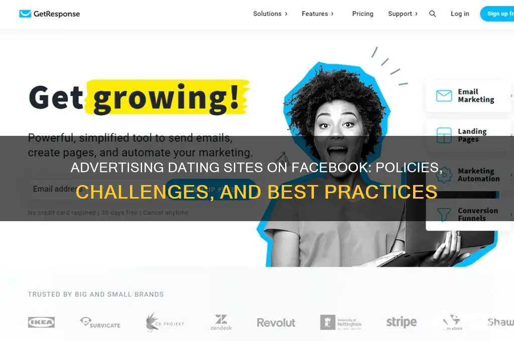 can you advertise dating site on facebook