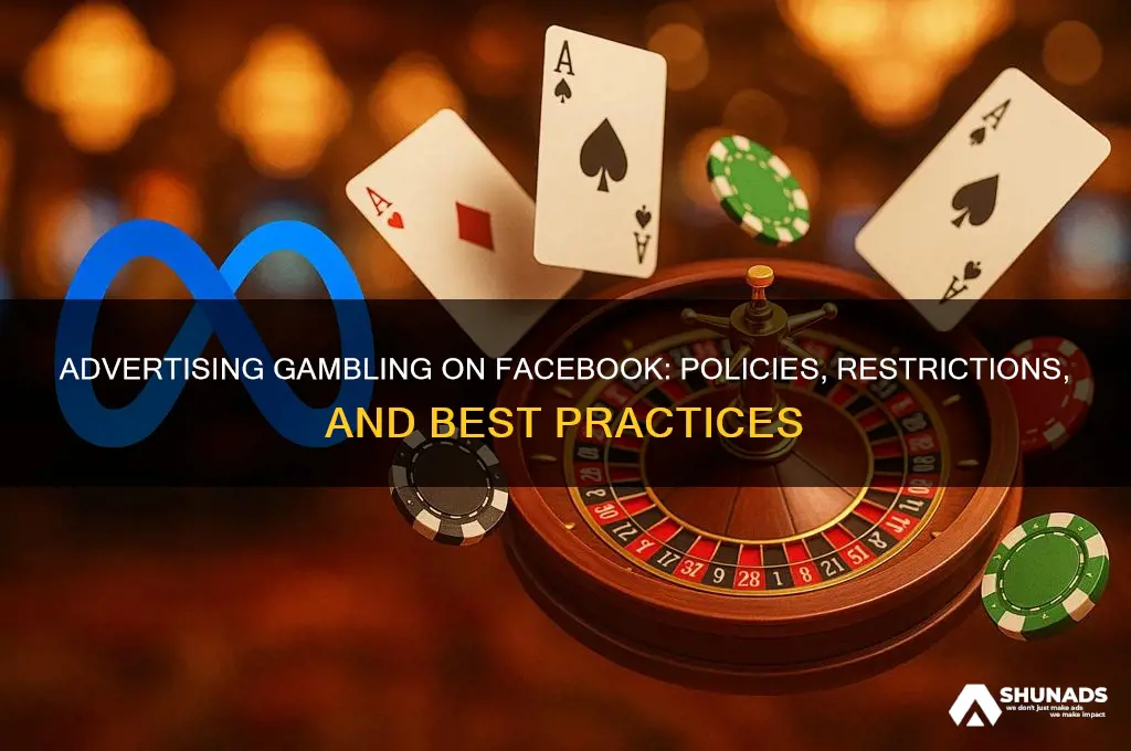 can you advertise gambling on facebook