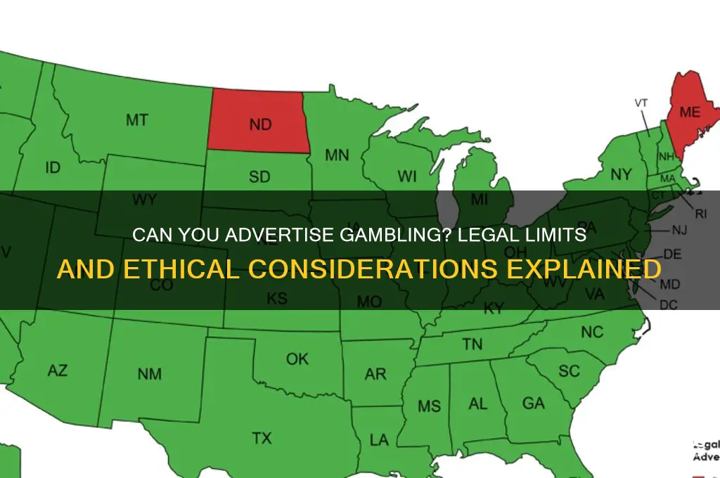 can you advertise gambling