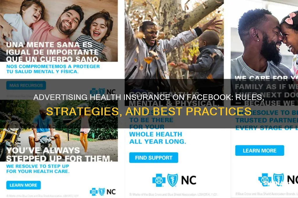 can you advertise health insurance on facebook