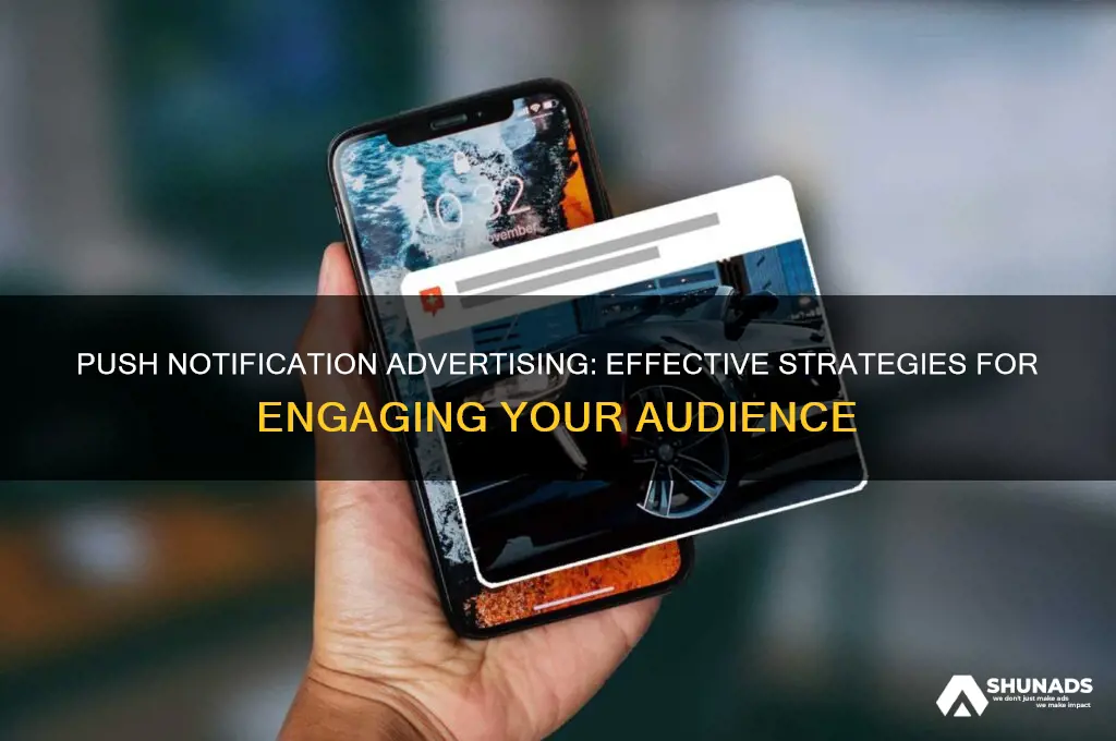 can you advertise in push notification