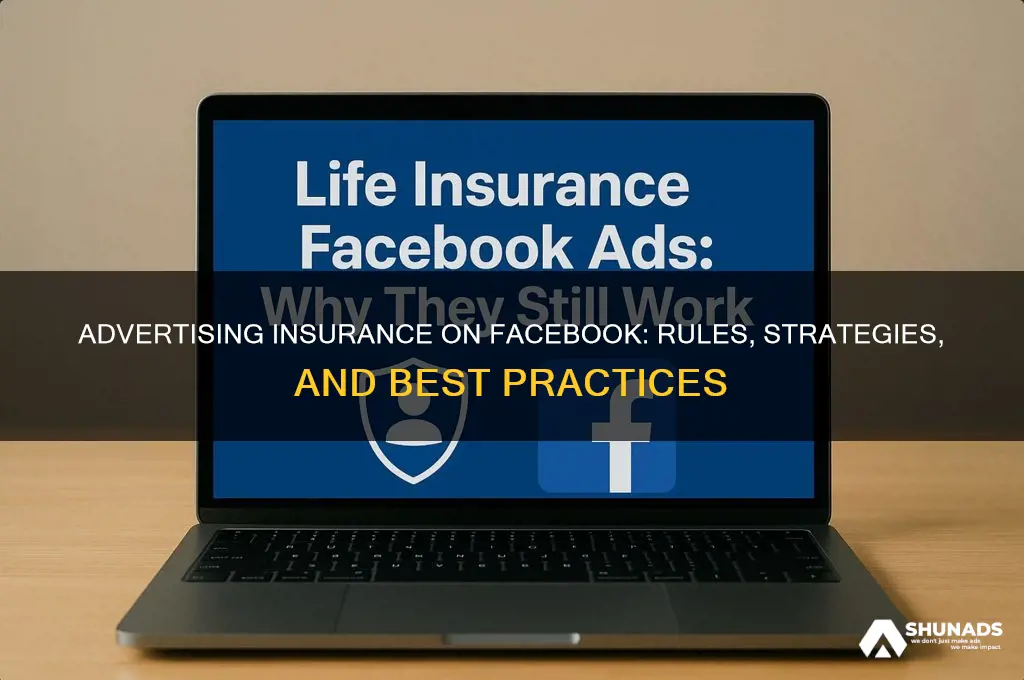 can you advertise insurance on facebook