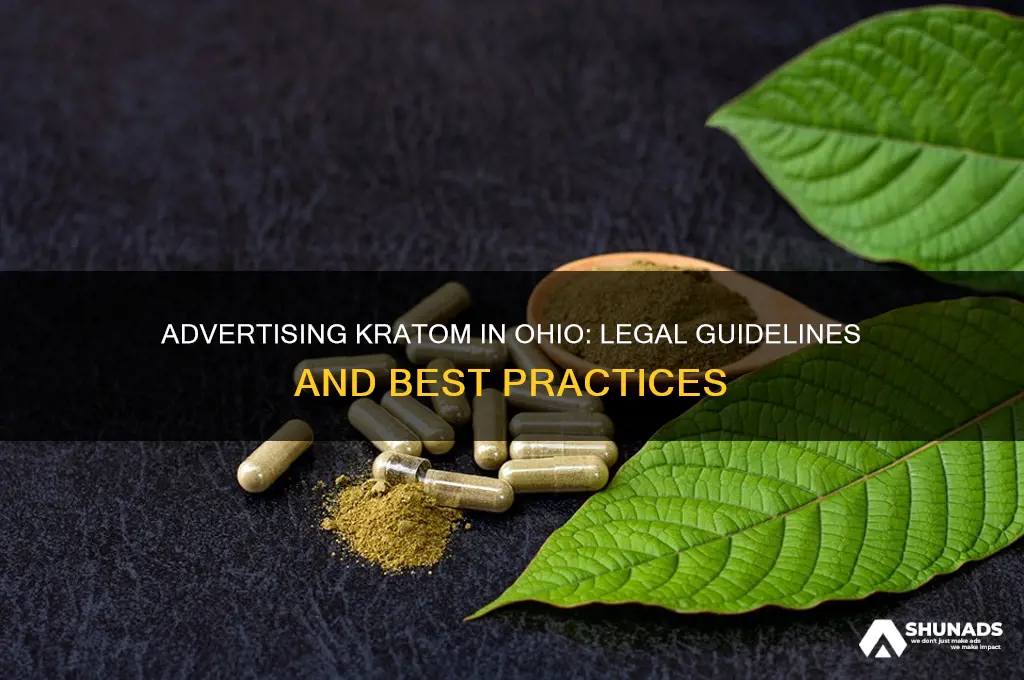 can you advertise kratom in ohio