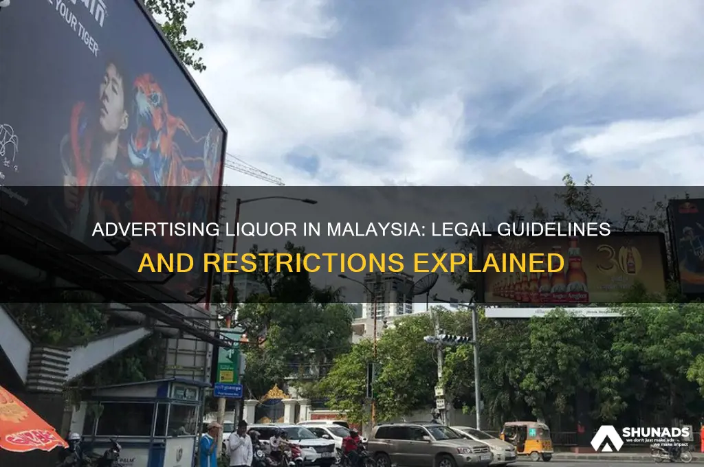 can you advertise liquor in malaysia