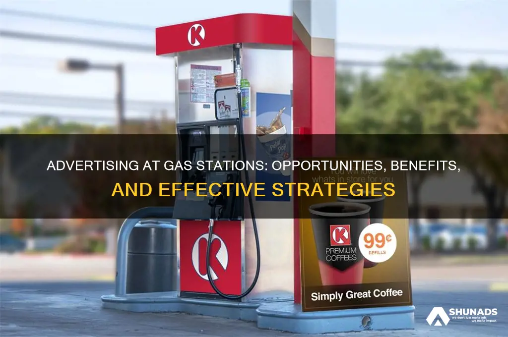 can you advertise on a gas station