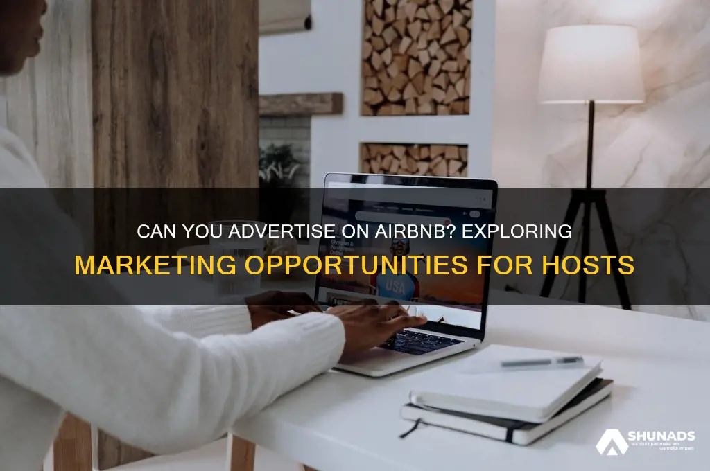 can you advertise on airbnb