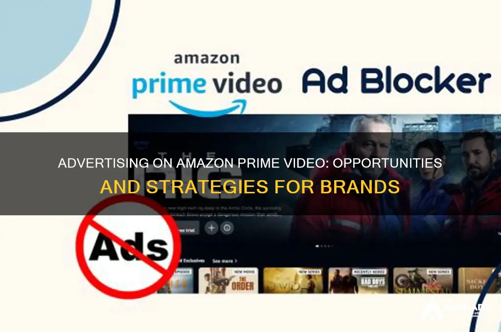 can you advertise on amazon prime video