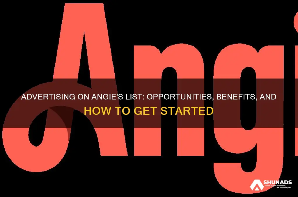 can you advertise on angie